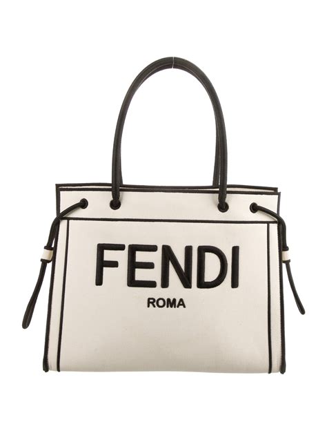 fendi roma gold bag price|fendi roma canvas tote.